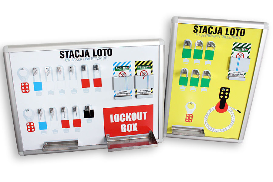 Lockout tagout shadow boards