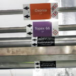 ISO 20560 pipe marking plates